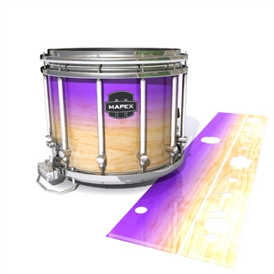 Mapex Quantum Snare Drum Slip - Maple Woodgrain Purple Fade (Purple)