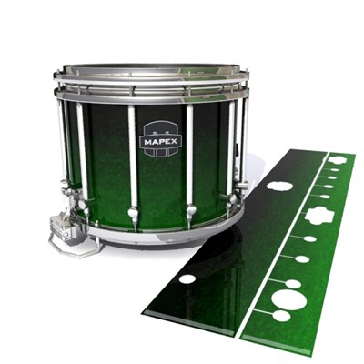 Mapex Quantum Snare Drum Slip - Midnight Forest (Green)