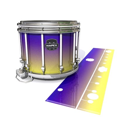 Mapex Quantum Snare Drum Slip - Mystic Horizon (Purple) (Yellow)