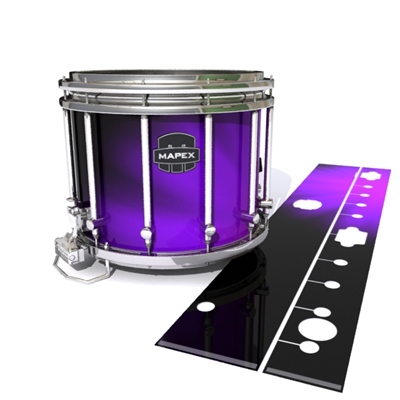 Mapex Quantum Snare Drum Slip - Purple Light Rays (Themed)