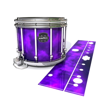 Mapex Quantum Snare Drum Slip - Purple Smokey Clouds (Themed)