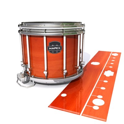 Mapex Quantum Snare Drum Slip - Scarlet Stain (Orange)