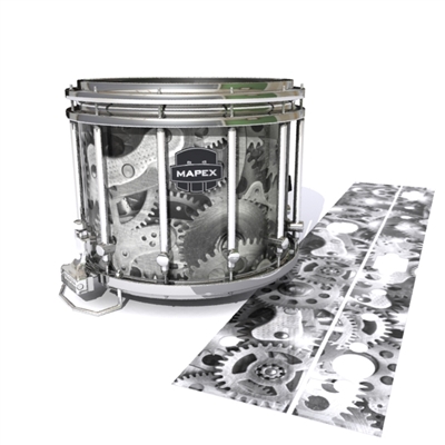 Mapex Quantum Snare Drum Slip - Silver Gears(Themed)