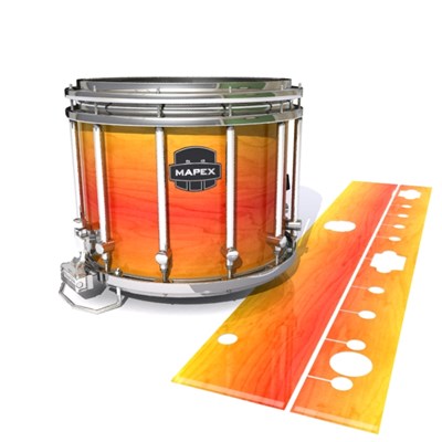 Mapex Quantum Snare Drum Slip - Sunshine Stain (Orange) (Yellow)