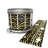 Mapex Quantum Snare Drum Slip - Wave Brush Strokes Yellow and Black (Yellow)