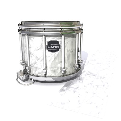 Mapex Quantum Snare Drum Slip - White Cosmic Glass (Neutral)