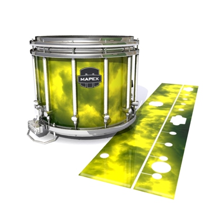 Mapex Quantum Snare Drum Slip - Yellow Smokey Clouds (Themed)