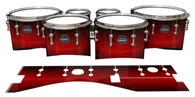 Mapex Quantum Tenor Drum Slips - Active Red (Red)