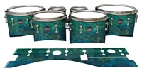 Mapex Quantum Tenor Drum Slips - Aquamarine Blue Pearl (Aqua)