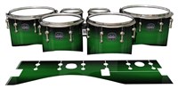 Mapex Quantum Tenor Drum Slips - Asparagus Stain Fade (Green)