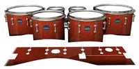 Mapex Quantum Tenor Drum Slips - Autumn Fade (Orange)