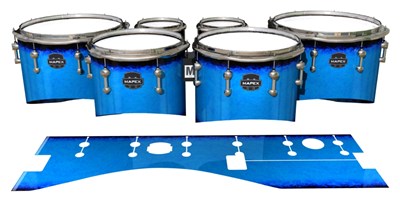 Mapex Quantum Tenor Drum Slips - Bermuda Blue (Blue)
