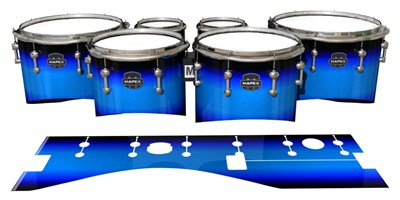 Mapex Quantum Tenor Drum Slips - Bluez (Blue)