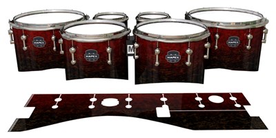 Mapex Quantum Tenor Drum Slips - Burgundy Rock (Red)