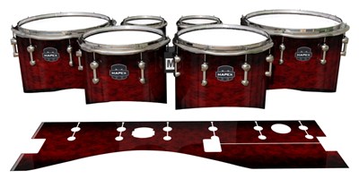 Mapex Quantum Tenor Drum Slips - Burning Embers (red)