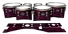 Mapex Quantum Tenor Drum Slips - Chaos Brush Strokes Maroon and Black (Red)