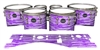 Mapex Quantum Tenor Drum Slips - Chaos Brush Strokes Purple and White (Purple)