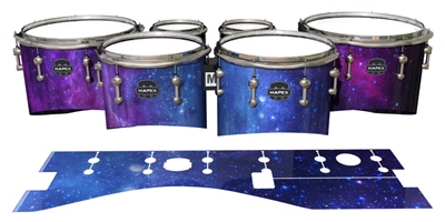 Mapex Quantum Tenor Drum Slips - Colorful Galaxy (Themed)