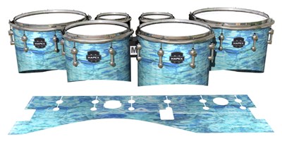 Mapex Quantum Tenor Drum Slips - Cosmic Tide (Blue)