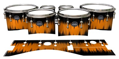 Mapex Quantum Tenor Drum Slips - Daybreak (Orange)