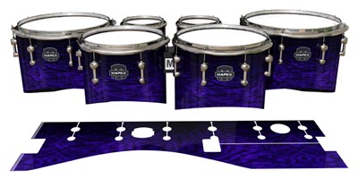 Mapex Quantum Tenor Drum Slips - Electric Purple Rosewood (Purple)