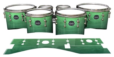Mapex Quantum Tenor Drum Slips - Elusive Green Fade (Green)