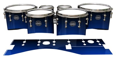 Mapex Quantum Tenor Drum Slips - Fathom Blue Stain (Blue)