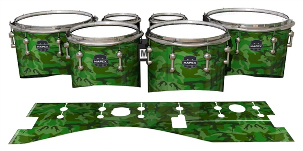 Mapex Quantum Tenor Drum Slips - Forest Traditional Camouflage (Green)