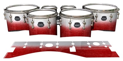 Mapex Quantum Tenor Drum Slips - Frosty Red (Red)