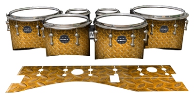 Mapex Quantum Tenor Drum Slips - Gold Metal Plating (Themed)