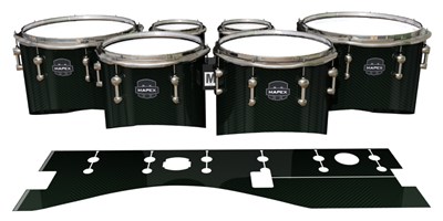 Mapex Quantum Tenor Drum Slips - Green Carbon Fade (Green)