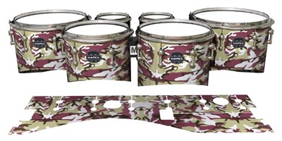 Mapex Quantum Tenor Drum Slips - Jurassic Snow (Neutral)