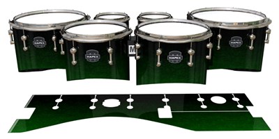 Mapex Quantum Tenor Drum Slips - Midnight Forest (Green)