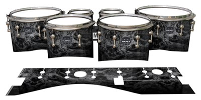 Mapex Quantum Tenor Drum Slips - Mountain GEO Marble Fade (Neutral)