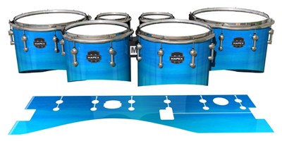 Mapex Quantum Tenor Drum Slips - Neptune Stain (Blue)