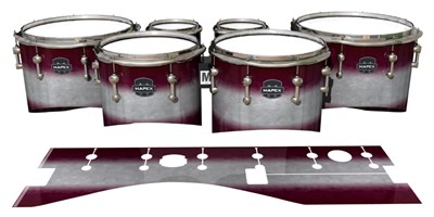 Mapex Quantum Tenor Drum Slips - Pebble Maroon (Red)