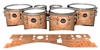 Mapex Quantum Tenor Drum Slips - Radiant Burl (Neutral)