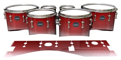 Mapex Quantum Tenor Drum Slips - Red Blizzard (Red)