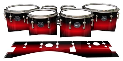 Mapex Quantum Tenor Drum Slips - Red Line Red (Red)