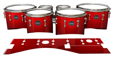 Mapex Quantum Tenor Drum Slips - Red Stain (Red)