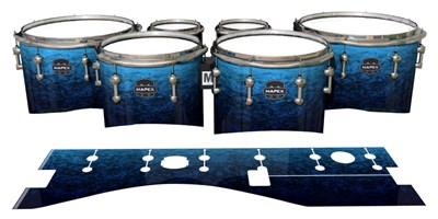 Mapex Quantum Tenor Drum Slips - Rocky Sea (Blue)