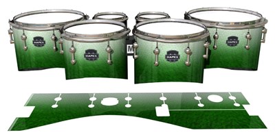 Mapex Quantum Tenor Drum Slips - Snowy Evergreen (Green)