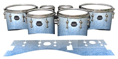 Mapex Quantum Tenor Drum Slips - Stay Frosty (Blue)