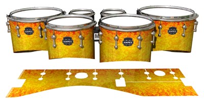 Mapex Quantum Tenor Drum Slips - Sunleaf (Orange) (Yellow)