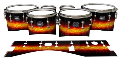 Mapex Quantum Tenor Drum Slips - Sunrock (Orange)