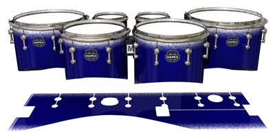 Mapex Quantum Tenor Drum Slips - Tsunami Rain (Blue)