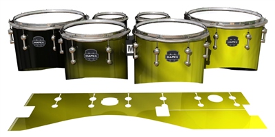 Mapex Quantum Tenor Drum Slips - Yellow Light Rays (Themed)