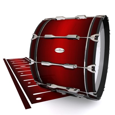 Pearl Championship Maple Bass Drum Slip - Apple Maple Fade (Red)