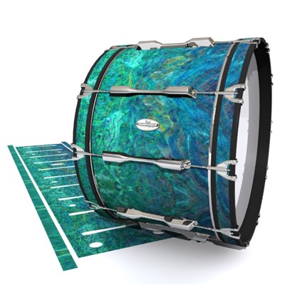 Pearl Championship Maple Bass Drum Slip - Aquamarine Blue Pearl (Aqua)