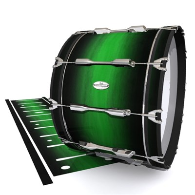 Pearl Championship Maple Bass Drum Slip - Asparagus Stain Fade (Green)